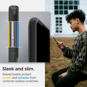 Spigen Thin Fit Case - качествен тънък матиран кейс за Samsung Galaxy S22 (черен) 10