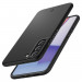 Spigen Thin Fit Case - качествен тънък матиран кейс за Samsung Galaxy S22 (черен) 6