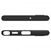 Spigen Thin Fit Case - качествен тънък матиран кейс за Samsung Galaxy S22 Ultra (черен) 5