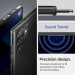 Spigen Thin Fit Case - качествен тънък матиран кейс за Samsung Galaxy S22 Ultra (черен) 14