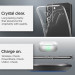 Spigen Liquid Crystal Case - тънък силиконов (TPU) калъф за Samsung Galaxy S22 (прозрачен) 12