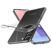 Spigen Liquid Crystal Case - тънък силиконов (TPU) калъф за Samsung Galaxy S22 Plus (прозрачен) 6