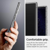 Spigen Liquid Crystal Case - тънък силиконов (TPU) калъф за Samsung Galaxy S22 Ultra (прозрачен) 7