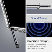 Spigen Liquid Crystal Case - тънък силиконов (TPU) калъф за Samsung Galaxy S22 Ultra (прозрачен) 9