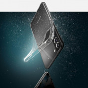 Spigen Liquid Crystal Glitter Case - тънък качествен силиконов (TPU) калъф за Samsung Galaxy S22 (прозрачен)  6