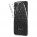 Spigen Liquid Crystal Glitter Case - тънък качествен силиконов (TPU) калъф за Samsung Galaxy S22 (прозрачен)  5