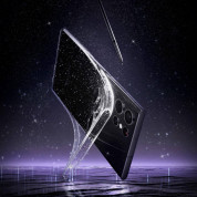 Spigen Liquid Crystal Glitter Case - тънък качествен силиконов (TPU) калъф за Samsung Galaxy S22 Ultra (прозрачен)  8