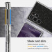 Spigen Liquid Crystal Glitter Case - тънък качествен силиконов (TPU) калъф за Samsung Galaxy S22 Ultra (прозрачен)  11
