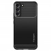 Spigen Rugged Armor Case - тънък качествен силиконов (TPU) калъф за Samsung Galaxy S22 Plus (черен) 2