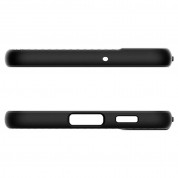 Spigen Liquid Air Case - силиконов (TPU) калъф с висока степен на защита за Samsung Galaxy S22 (черен) 4