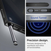 Spigen Liquid Air Case - силиконов (TPU) калъф с висока степен на защита за Samsung Galaxy S22 Ultra (черен) 9