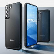 Spigen Ultra Hybrid Case - хибриден кейс с висока степен на защита за Samsung Galaxy S22 (черен-прозрачен) 7