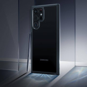 Spigen Ultra Hybrid Case - хибриден кейс с висока степен на защита за Samsung Galaxy S22 Ultra (черен-прозрачен) 8