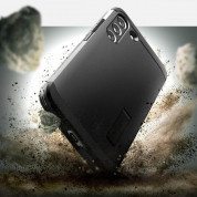 Spigen Tough Armor Case - хибриден кейс с най-висока степен на защита за Samsung Galaxy S22 (черен) 9