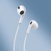 Baseus Encok C17 In-Ear USB-C Stereo Headphones (NGCR010002) - слушалки с USB-C кабел, управление на звука и микрофон (бял) 6