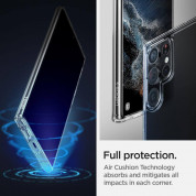 Spigen Ultra Hybrid Case - хибриден кейс с висока степен на защита за Samsung Galaxy S22 Ultra (прозрачен) 10