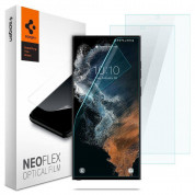 Spigen Neo Flex Solid Screen Protector 2 Pack - 2 броя защитни покритиия за целия дисплей на Samsung Galaxy S22 Ultra (прозрачен)