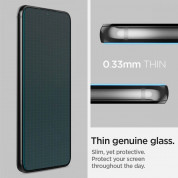 Spigen Tempered Glass GLAS.tR EZ Fit - калено стъклено защитно покритие за дисплея на Samsung Galaxy S22 (2 броя) (прозрачно) 11