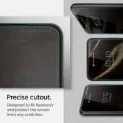 Spigen Tempered Glass GLAS.tR EZ Fit 2 Pack - 2 броя стъклени защитни покрития за дисплея на Samsung Galaxy S22 (прозрачен) 10