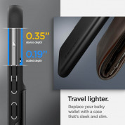 Spigen Slim Armor CS Case - хибриден кейс с отделение за кр. карти и най-висока степен на защита за Samsung Galaxy S22 Plus (черен) 14