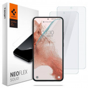 Spigen Neo FLEX Solid Screen Protector - 2 броя защитно покритие с извити ръбове за целия дисплей на Samsung Galaxy S22