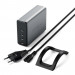 Satechi 165W USB-C PD Compact GaN Charger - захранване за ел. мрежа с технология за бързо зареждане и 4xUSB-C PD изхода (сив) 2