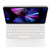 Apple Magic Keyboard US - безжична клавиатура за iPad Pro 11 M1 (2021), iPad Pro 11 (2020), iPad Pro 11 (2018), iPad Air 5 (2022), iPad Air 4 (2020) (бял) 4