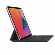 Apple Smart Keyboard Folio US - оригинален полиуретанов калъф, клавиатура и поставка за iPad Pro 11 M1 (2021), iPad Pro 11 (2020), iPad Pro 11 (2018), iPad Air 5 (2022), iPad Air 4 (2020) (черен)