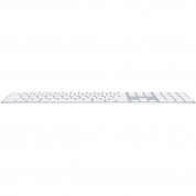 Apple Magic Wireless Keyboard US with Numeric Keypad - безжична клавиатура за iPad и MacBook (сребрист-бял)  1
