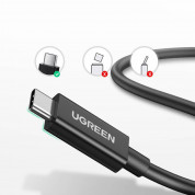 Ugreen Thunderbolt 3 Cable (40Gbps) - USB-C към USB-C кабел с Thunderbolt 3 за Apple продукти (2м) (черен) 1
