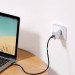 Ugreen Thunderbolt 3 Cable (40Gbps) - USB-C към USB-C кабел с Thunderbolt 3 за Apple продукти (200 см) (черен) 3