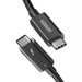 Ugreen Thunderbolt 3 Cable (40Gbps) - USB-C към USB-C кабел с Thunderbolt 3 за Apple продукти (200 см) (черен) 1