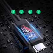 Ugreen Thunderbolt 3 Cable (40Gbps) - USB-C към USB-C кабел с Thunderbolt 3 за Apple продукти (2м) (черен) 3