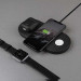 Uniq Aereo 3in1 Wireless Charging Pad 10W - тройна поставка (пад) за безжично зареждане на Qi съвместими устройства, Apple Watch и Apple Airpods (черен) 8