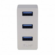 LMP USB-C Tiny Hub - 3-портов USB-A 3.0 хъб за iMac 24 M1 (2021) (сребрист) 1