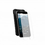 Urban Armor Gear Glass Screen Protector - калено стъклено защитно покритие за дисплея на iPhone SE (2022), iPhone SE (2020), iPhone 8, iPhone 7 (прозрачен) 2