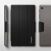 Spigen Liquid Air Folio Case - силиконов (TPU) кейс с висока степен на защита и поставка за Samsung Galaxy Tab A7 Lite 8.7 (2021) (черен) 15