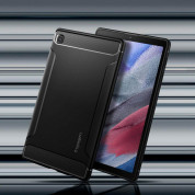 Spigen Rugged Armor Case - удароустойчив силиконов (TPU) калъф за Samsung Galaxy Tab A7 Lite 8.7 (2021) (черен) 12