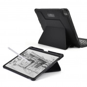 Choetech Wireless Keyboard Case - полиуретанов калъф, клавиатура, тракпад и поставка за iPad Pro 11 M1 (2021), iPad Pro 11 (2020), iPad Pro 11 (2018) (черен) 4