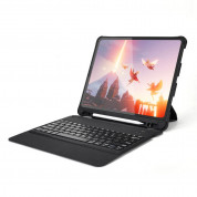Choetech Wireless Keyboard Case - полиуретанов калъф, клавиатура, тракпад и поставка за iPad Pro 11 M1 (2021), iPad Pro 11 (2020), iPad Pro 11 (2018) (черен) 3