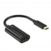 Choetech Thunderbolt 3 4K USB-C to HDMI Adapter - адаптер с поддръжка на 4K за свързване от USB-C към HDMI (черен)