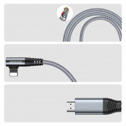 Joyroom Lightning to HDMI Cable and Charging Function 4K - кабел за свързване и зареждане от Lightning към HDMI за мобилни устройства с Lightning порт (сив) 5