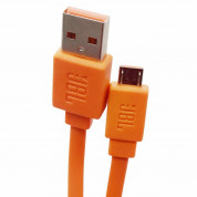 JBL microUSB Cable - microUSB кабел за устройства с microUSB порт (20 см) (оранжев) (bulk)