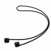 4smarts AirPods Strap - тънко силиконово въженце за безжични слушалки Apple AirPods (черен) (bulk)