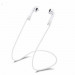 4smarts AirPods Strap - тънко силиконово въженце за безжични слушалки Apple AirPods (бял) (bulk) 3