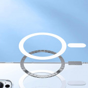 Baseus Crystal Magnetic Case (ARJT010202) - поликарбонатов кейс с MagSafe за iPhone 13 Pro Max (прозрачен) 9