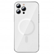 Baseus Crystal Magnetic Case (ARJT010202) - поликарбонатов кейс с MagSafe за iPhone 13 Pro Max (прозрачен)