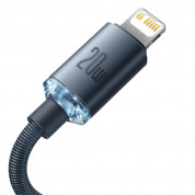 Baseus Crystal Shine USB-C to Lightning Cable PD 20W (CAJY000201) - USB-C към Lightning кабел за Apple устройства с Lightning порт (120 см) (черен) 4