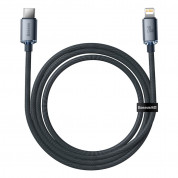 Baseus Crystal Shine USB-C to Lightning Cable PD 20W (CAJY000201) - USB-C към Lightning кабел за Apple устройства с Lightning порт (120 см) (черен) 3