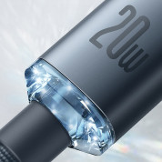 Baseus Crystal Shine USB-C to Lightning Cable PD 20W (CAJY000201) - USB-C към Lightning кабел за Apple устройства с Lightning порт (120 см) (черен) 9